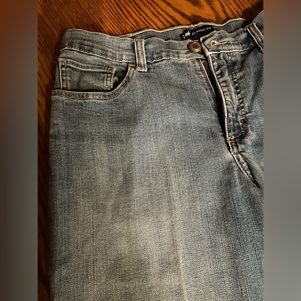 Lee Blue Straight Leg Jeans Classic Comfort - Picture 6 of 8